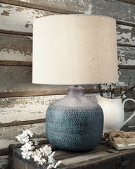 Furniture City Laplace - Ashley Furniture - Malthace Lighting - Metal Table Lamp (1/CN) / Patina - L207304