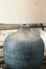 Furniture City Laplace - Ashley Furniture - Malthace Lighting - Metal Table Lamp (1/CN) / Patina - L207304