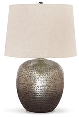 Furniture City Laplace - Ashley Furniture - Magalie Lighting - Metal Table Lamp (1/CN) / Antique Silver Finish - L207314