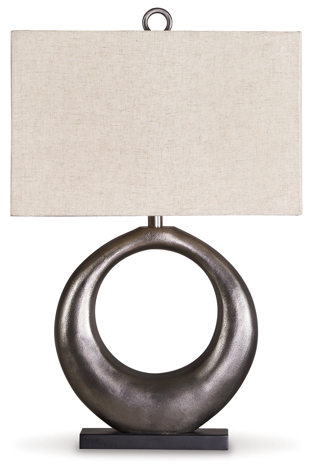 Furniture City Laplace - Ashley Furniture - Saria Lighting - Metal Table Lamp (1/CN) / Antique Silver Finish - L207394
