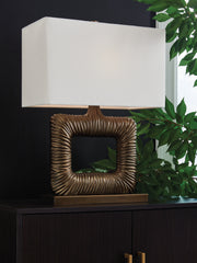 Furniture City Laplace - Ashley Furniture - Garronby Table Lamp - Metal Table Lamp (1/CN) - L207604