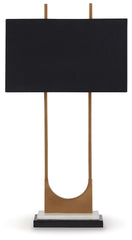 Furniture City Laplace - Ashley Furniture - Malana Lighting - Metal Table Lamp (1/CN) / Brass Finish - L208254