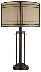 Furniture City Laplace - Ashley Furniture - Hanswell Lighting - Metal Table Lamp (1/CN) / Dark Brown - L208294