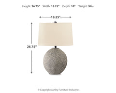 Furniture City Laplace - Ashley Furniture - Harif Lighting - Paper Table Lamp (1/CN) / Beige - L235624