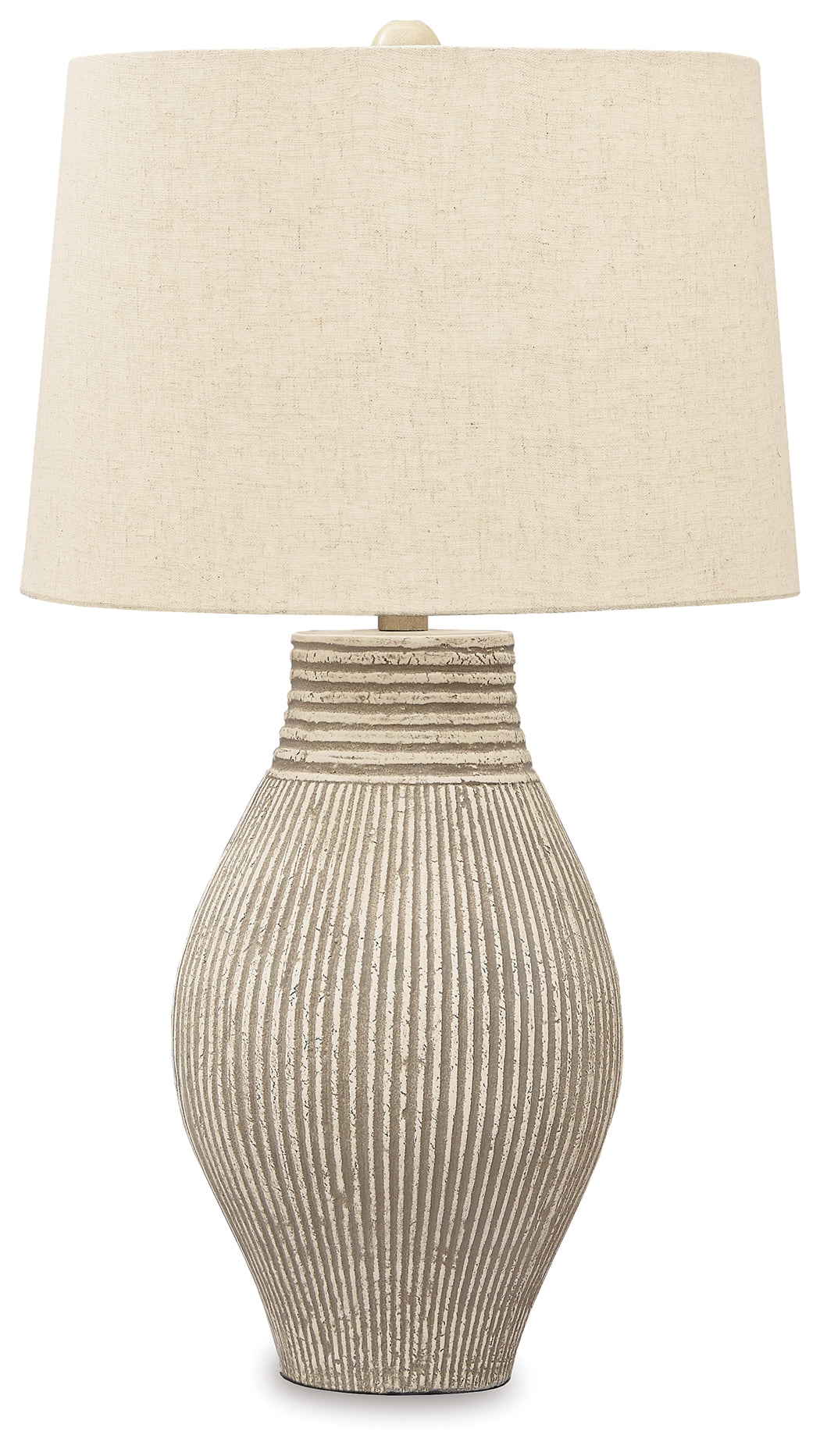 Furniture City Laplace - Ashley Furniture - Layal Lighting - Paper Table Lamp (1/CN) / Beige - L235634