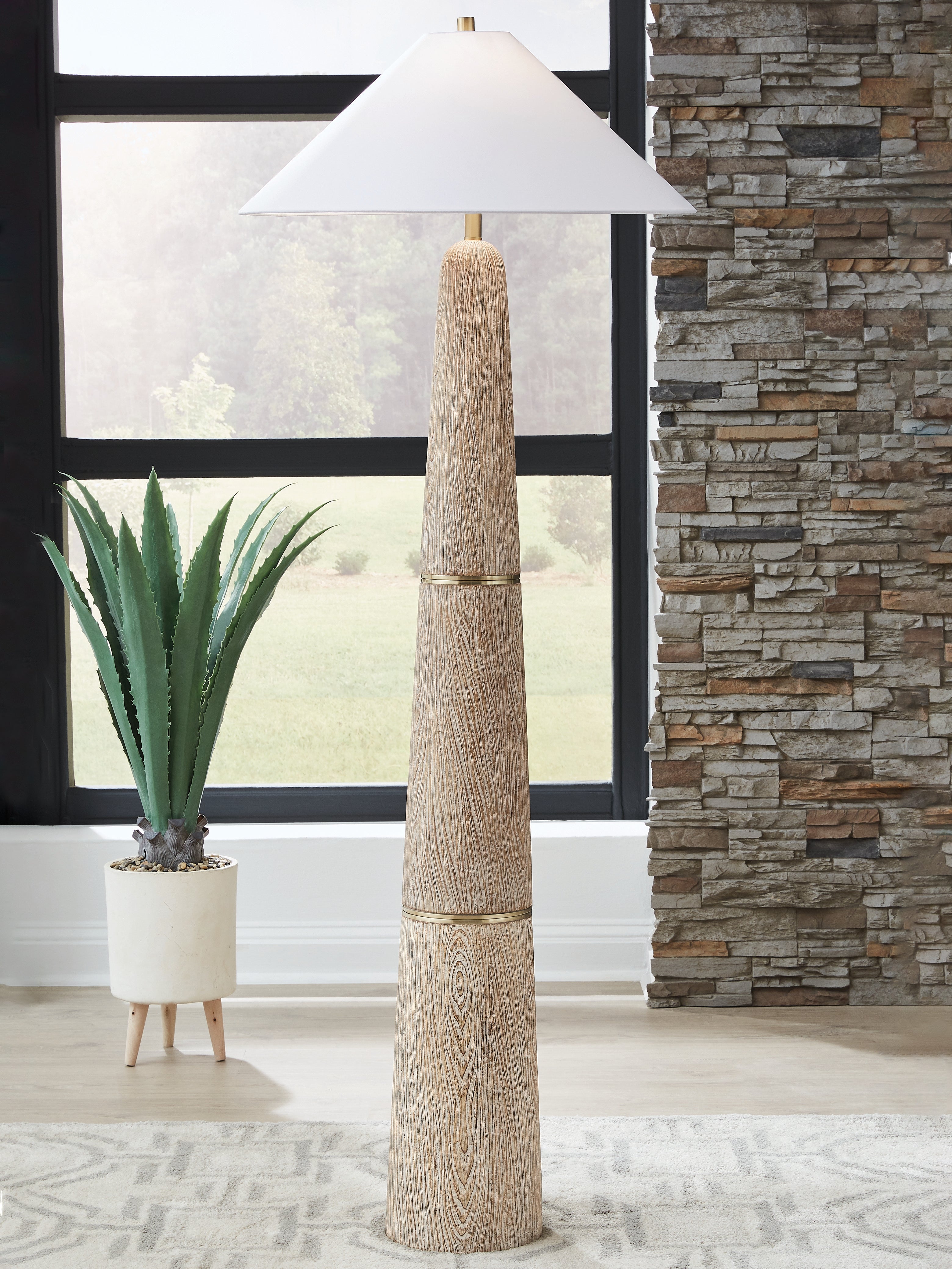 Furniture City Laplace - Ashley Furniture - Gasparleigh Lighting - Poly Floor Lamp (1/CN) - L235811