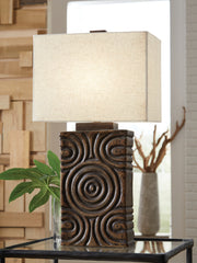 Furniture City Laplace - Ashley Furniture - Heathbury Table Lamp - Paper Table Lamp (1/CN) - L235964