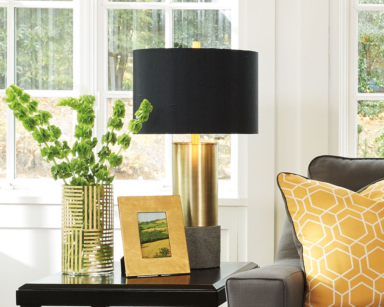 Furniture City Laplace - Ashley Furniture - Jacek Lighting - Metal Table Lamp (Set of 2) - L243164