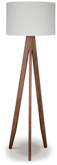 Furniture City Laplace - Ashley Furniture - Dallson Lighting - Wood Floor Lamp (1/CN) / Brown - L329011