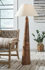 Furniture City Laplace - Ashley Furniture - Danset Floor Lamp - Wood Floor Lamp (1/CN) - L329101