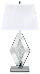 Furniture City Laplace - Ashley Furniture - Prunella Lighting - Mirror Table Lamp (1/CN) / Silver Finish - L429034