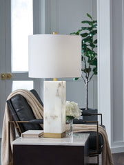 Furniture City Laplace - Ashley Furniture - Linderfield Lighting - Alabaster Table Lamp (1/CN) - L429094