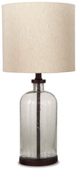 Furniture City Laplace - Ashley Furniture - Bandile Lighting - Glass Table Lamp (1/CN) / Clear/Bronze Finish - L430674