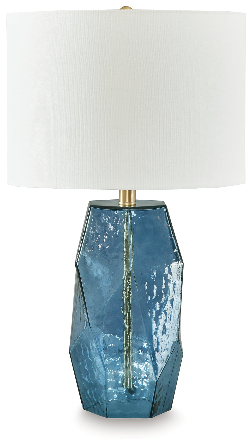 Furniture City Laplace - Ashley Furniture - Tallow Table Lamp - Glass Table Lamp (1/CN) / Blue - L430854