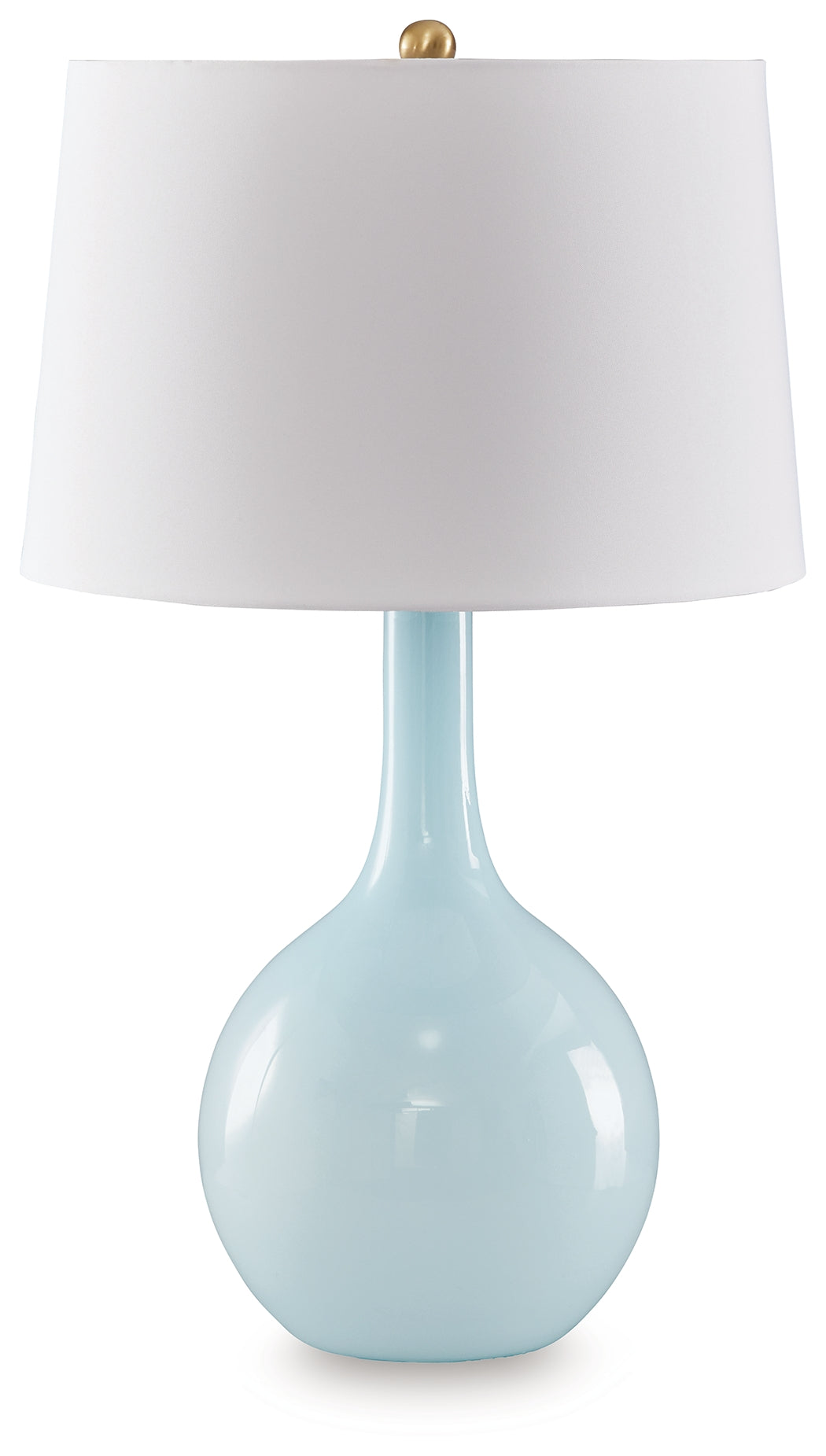 Furniture City Laplace - Ashley Furniture - Rylanton Table Lamp - Glass Table Lamp (1/CN) / Aqua - L430874