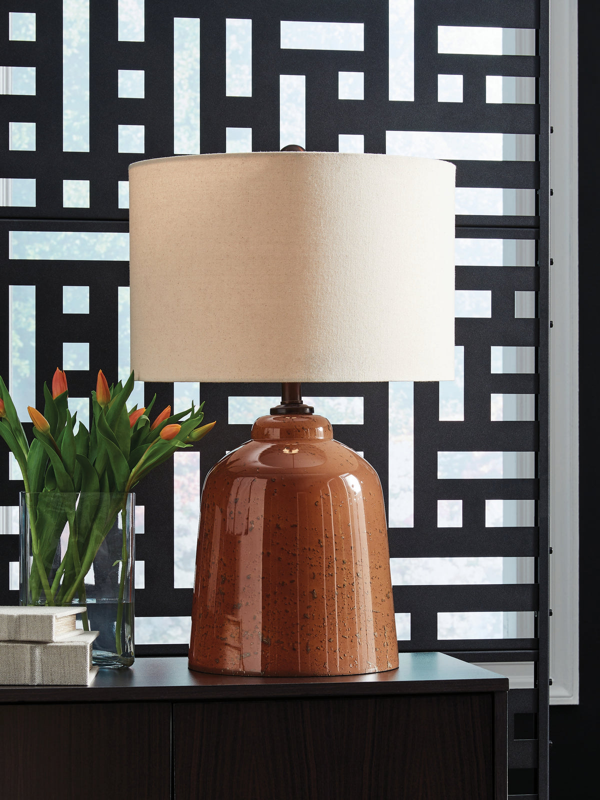Furniture City Laplace - Ashley Furniture - Aaleahya Lighting - Glass Table Lamp (1/CN) - L430904