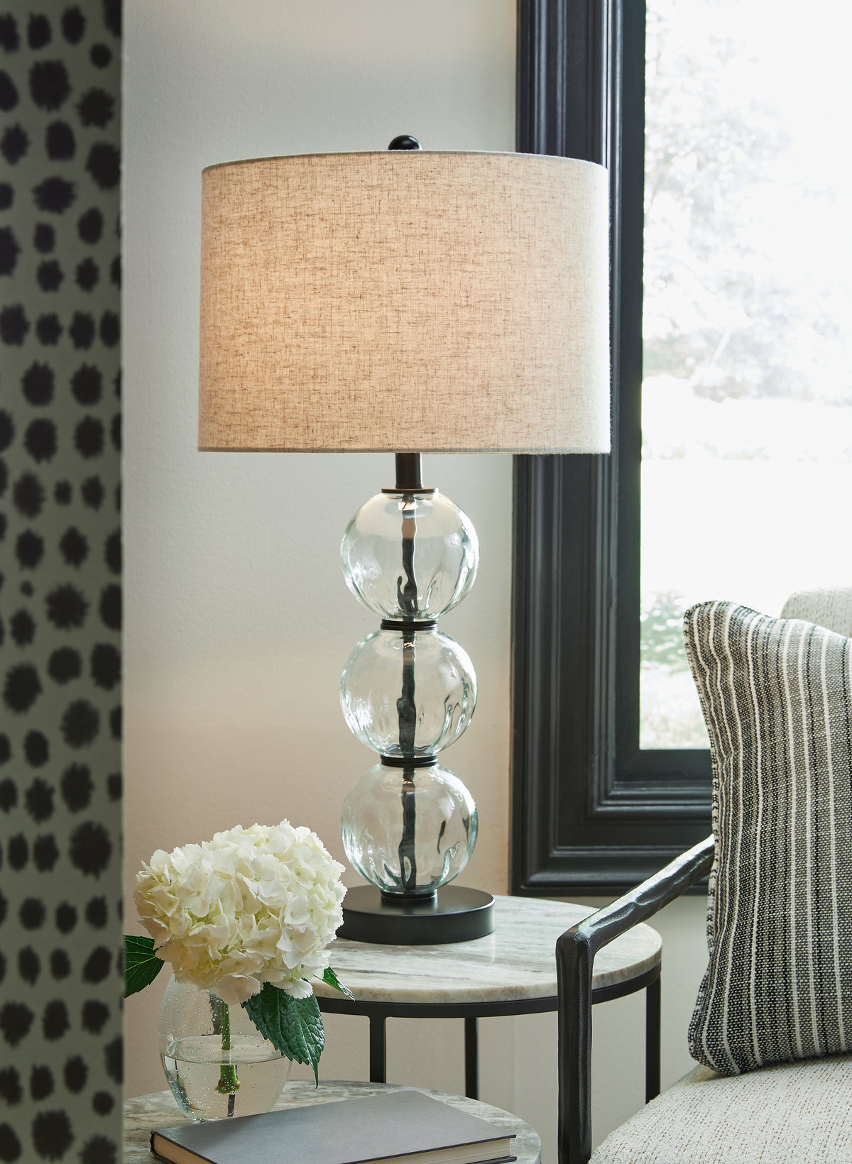 Furniture City Laplace - Ashley Furniture - Airbal Lighting - Glass Table Lamp (Set of 2) - L431604