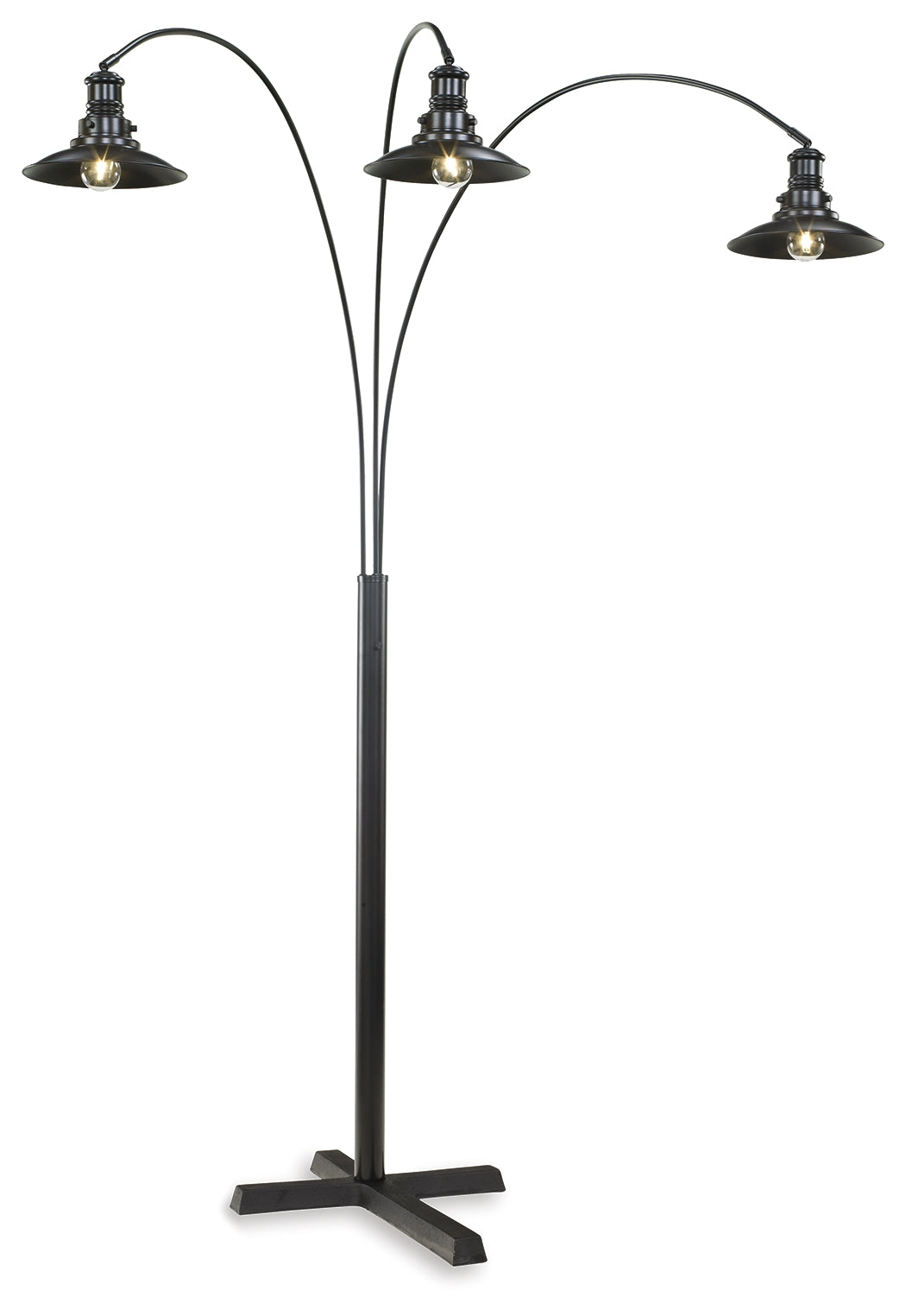 Furniture City Laplace - Ashley Furniture - Sheriel Floor Lamp - Metal Arc Lamp (1/CN) / Black - L725059