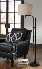 Furniture City Laplace - Ashley Furniture - Anemoon Lighting - Metal Floor Lamp (1/CN) / Black - L734251