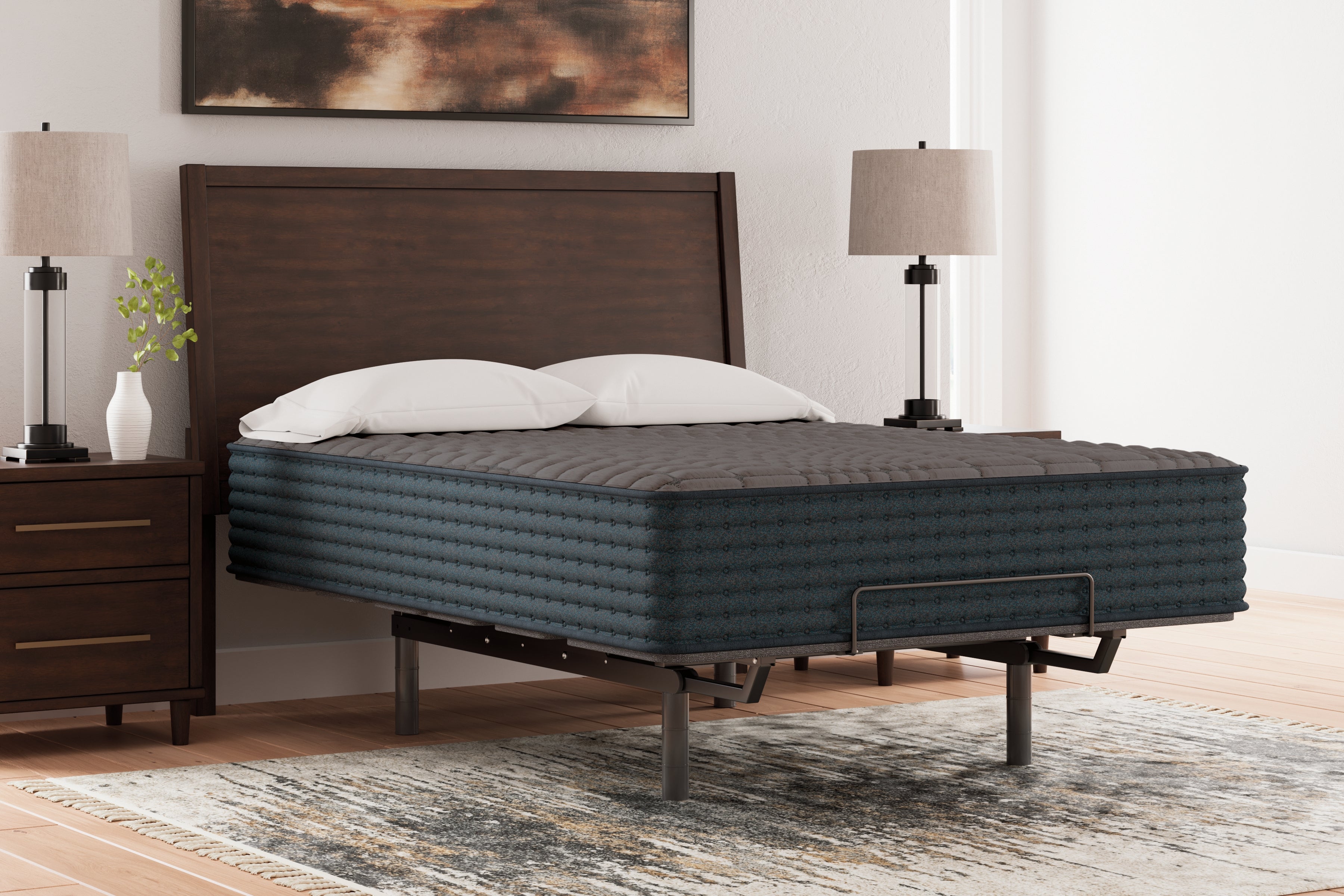 Furniture City Laplace - Ashley Furniture - Gray 1200 Hybrid Mattresses - King - M43841