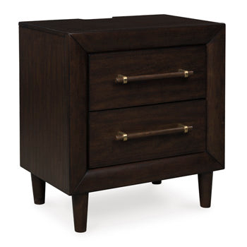 Furniture City Laplace - Ashley Furniture - Mallenette Bedroom - Two Drawer Night Stand - PCB611-92