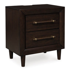 Furniture City Laplace - Ashley Furniture - Mallenette Bedroom - Two Drawer Night Stand - PCB611-92