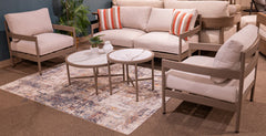 Furniture City Laplace - Ashley Furniture - Bluff Trail Outdoor - Love/Chairs/Tables Set (5/CN) - PCP383-080