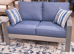 Furniture City Laplace - Ashley Furniture - Half Moon Beach Outdoor - Loveseat w/Cushion - PCP418-835