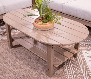 Furniture City Laplace - Ashley Furniture - Grover Beach Outdoor - Oval Cocktail Table - PCP422-700
