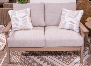 Furniture City Laplace - Ashley Furniture - Grover Beach Outdoor - Loveseat w/Cushion - PCP422-835