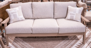 Furniture City Laplace - Ashley Furniture - Grover Beach Outdoor - Sofa with Cushion - PCP422-838