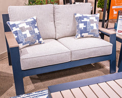 Furniture City Laplace - Ashley Furniture - East Beach Outdoor - Loveseat w/Cushion - PCP587-835