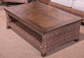 Furniture City Laplace - Ashley Furniture - Monterey Point Outdoor - Rectangular Cocktail Table - PCP760-701