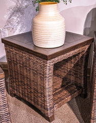 Furniture City Laplace - Ashley Furniture - Monterey Point Outdoor - Square End Table - PCP760-702