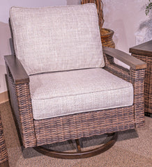 Furniture City Laplace - Ashley Furniture - Monterey Point Outdoor - Swivel Lounge Chair (Set of 2) - PCP760-821