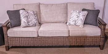 Furniture City Laplace - Ashley Furniture - Monterey Point Outdoor - Sofa with Cushion - PCP760-838