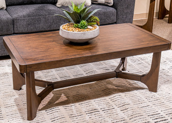 Furniture City Laplace - Ashley Furniture - Korestone Coffee Table - Rectangular Cocktail Table - T438-1