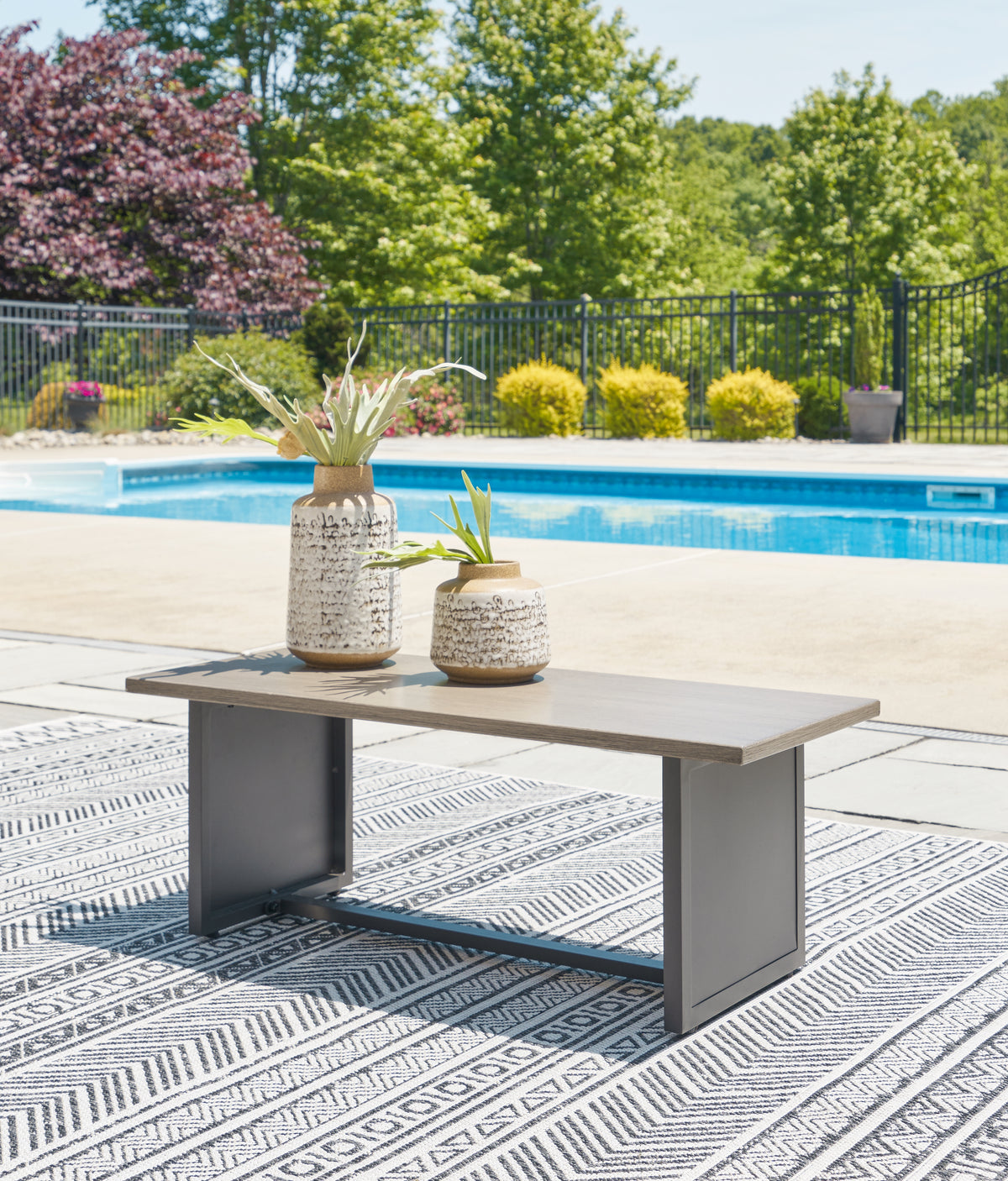 Furniture City Laplace - Ashley Furniture - Bree Zee Outdoor End Table - Rectangular End Table - P160-703