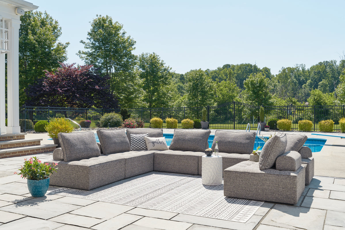 Furniture City Laplace - Ashley Furniture - Bree Zee 8-Piece Outdoor Sectional - 8-Piece Outdoor Sectional - P160P6