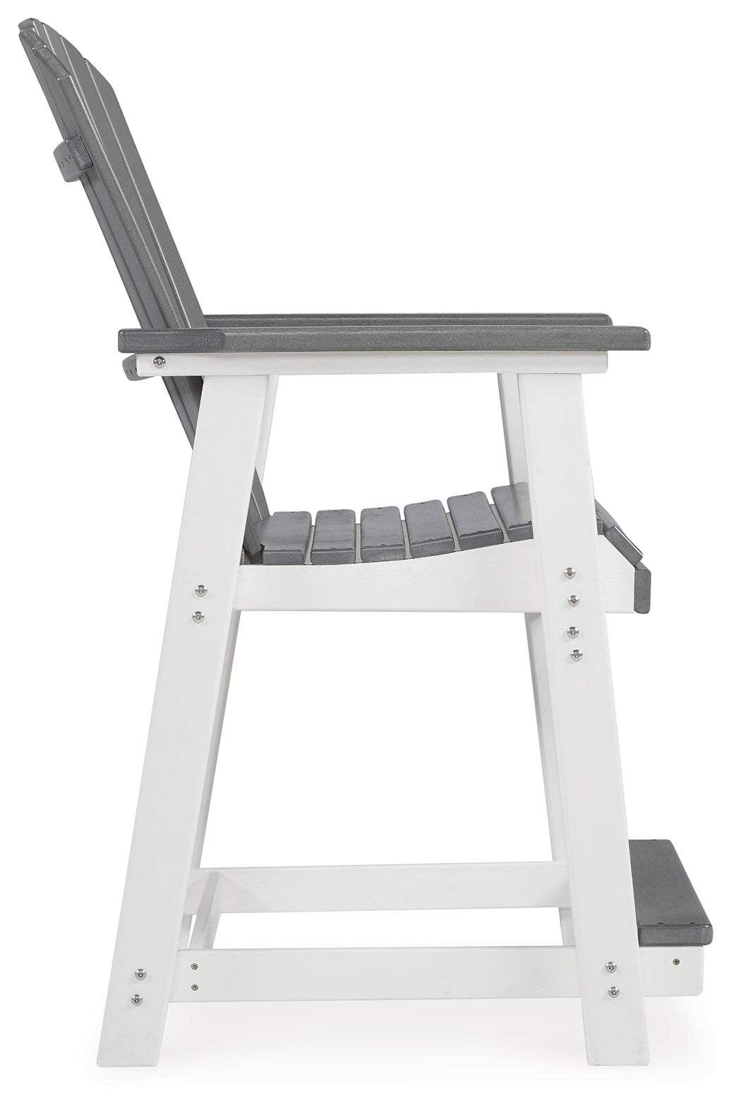 Furniture City Laplace - Ashley Furniture - Transville Outdoor - Barstool (Set of 2) / Gray/White - P210-124