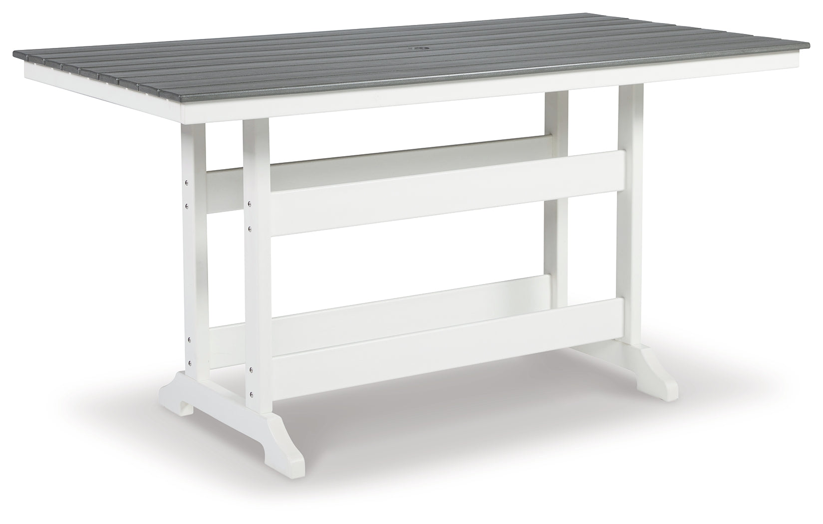 Furniture City Laplace - Ashley Furniture - Transville Outdoor - Barstool (Set of 2) / Gray/White - P210-124