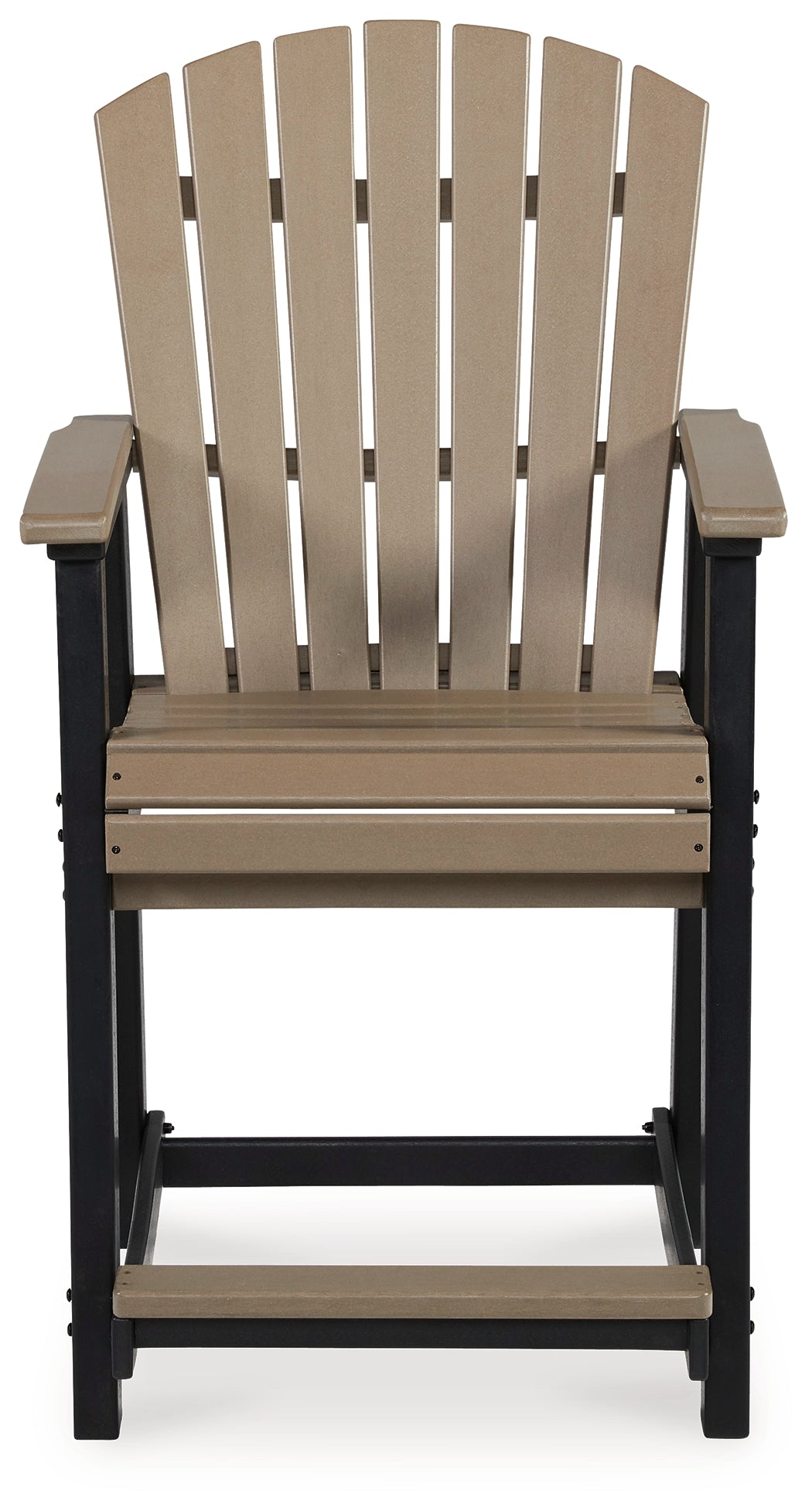 Furniture City Laplace - Ashley Furniture - Fairen Trail Outdoor - Barstool (Set of 2) / Black/Driftwood - P211-124