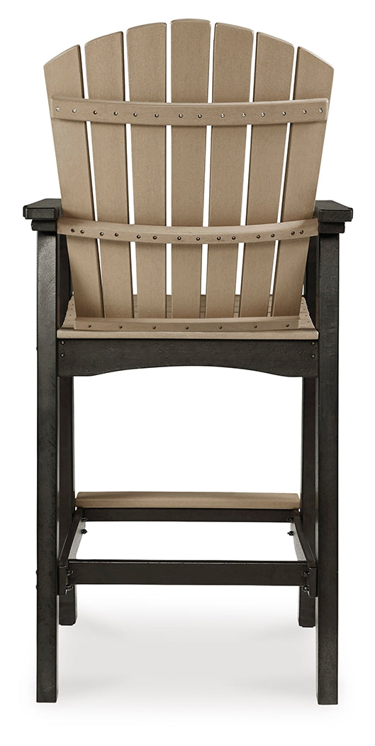 Furniture City Laplace - Ashley Furniture - Fairen Trail Outdoor - Square Counter TBL w/UMB OPT / Black/Driftwood - P211-632