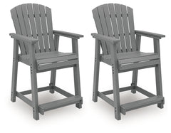 Sanctuary Beach Outdoor Counter Height Bar Stool (Set of 2)