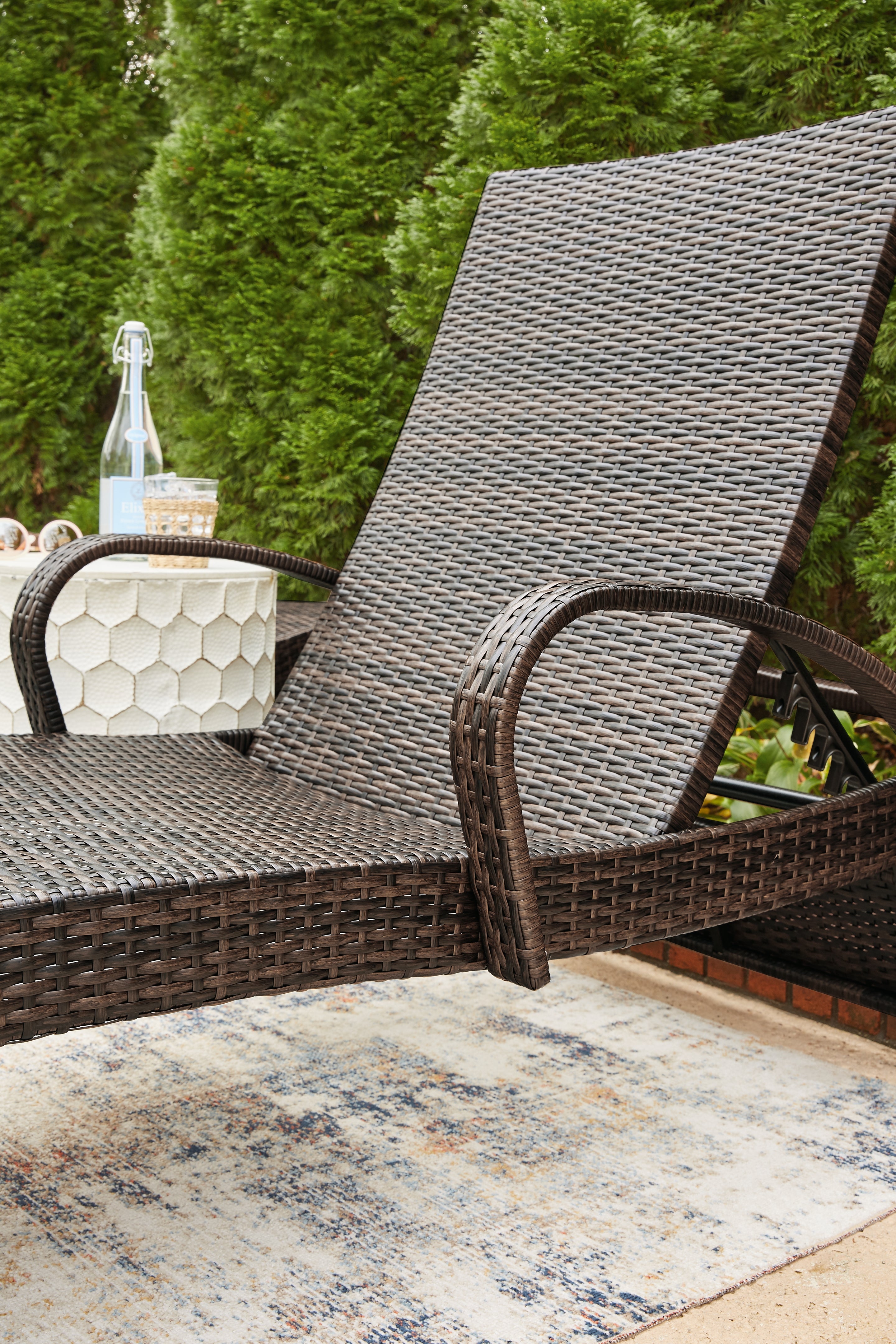 Furniture City Laplace - Ashley Furniture - Kantana Outdoor - Chaise Lounge (Set of 2) / Brown - P283-815