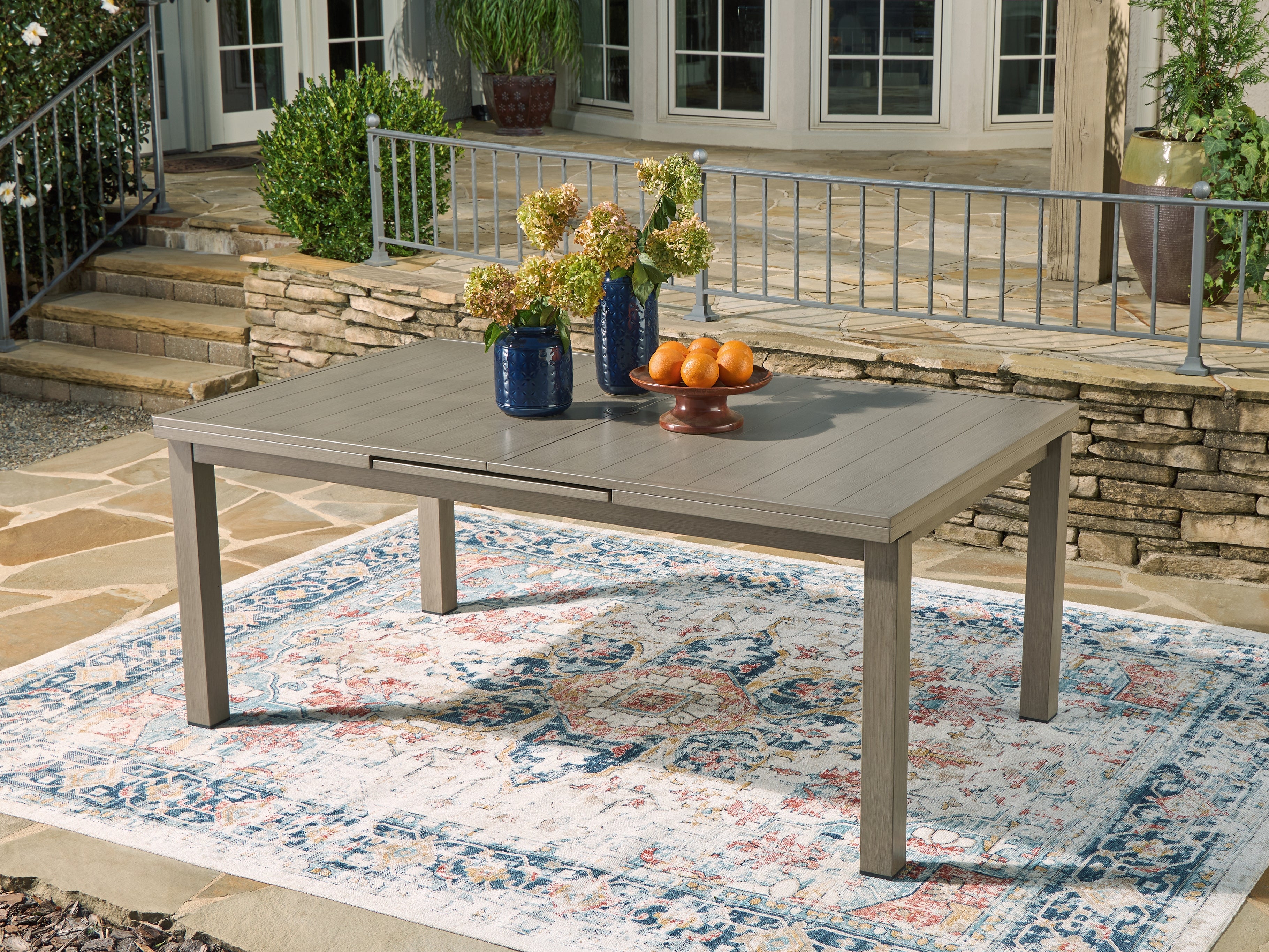 Furniture City Laplace - Ashley Furniture - Beach Front Outdoor - RECT Dining Room EXT Table / Beige - P323-635