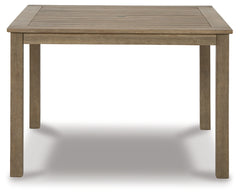 Furniture City Laplace - Ashley Furniture - Aria Plains Outdoor - Square Dining Table w/UMB OPT - P359-615
