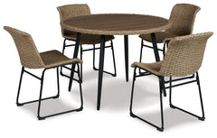 Furniture City Laplace - Ashley Furniture - Amaris Outdoor Dining Table with 4 Chairs - Outdoor Dining Table with 4 Chairs - P369P1