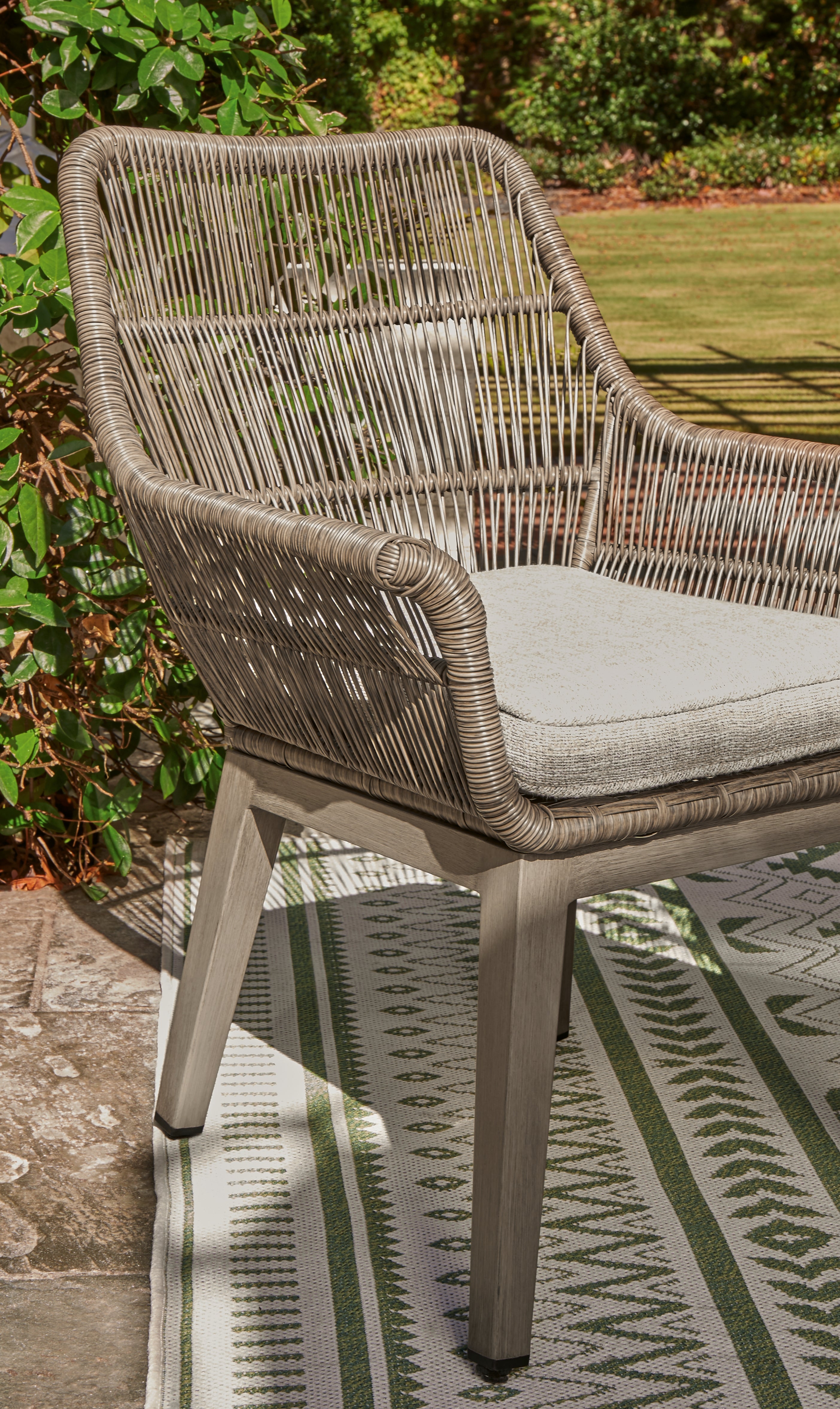 Furniture City Laplace - Ashley Furniture - Beach Front Outdoor - Arm Chair With Cushion (Set of 2) - P399-601A