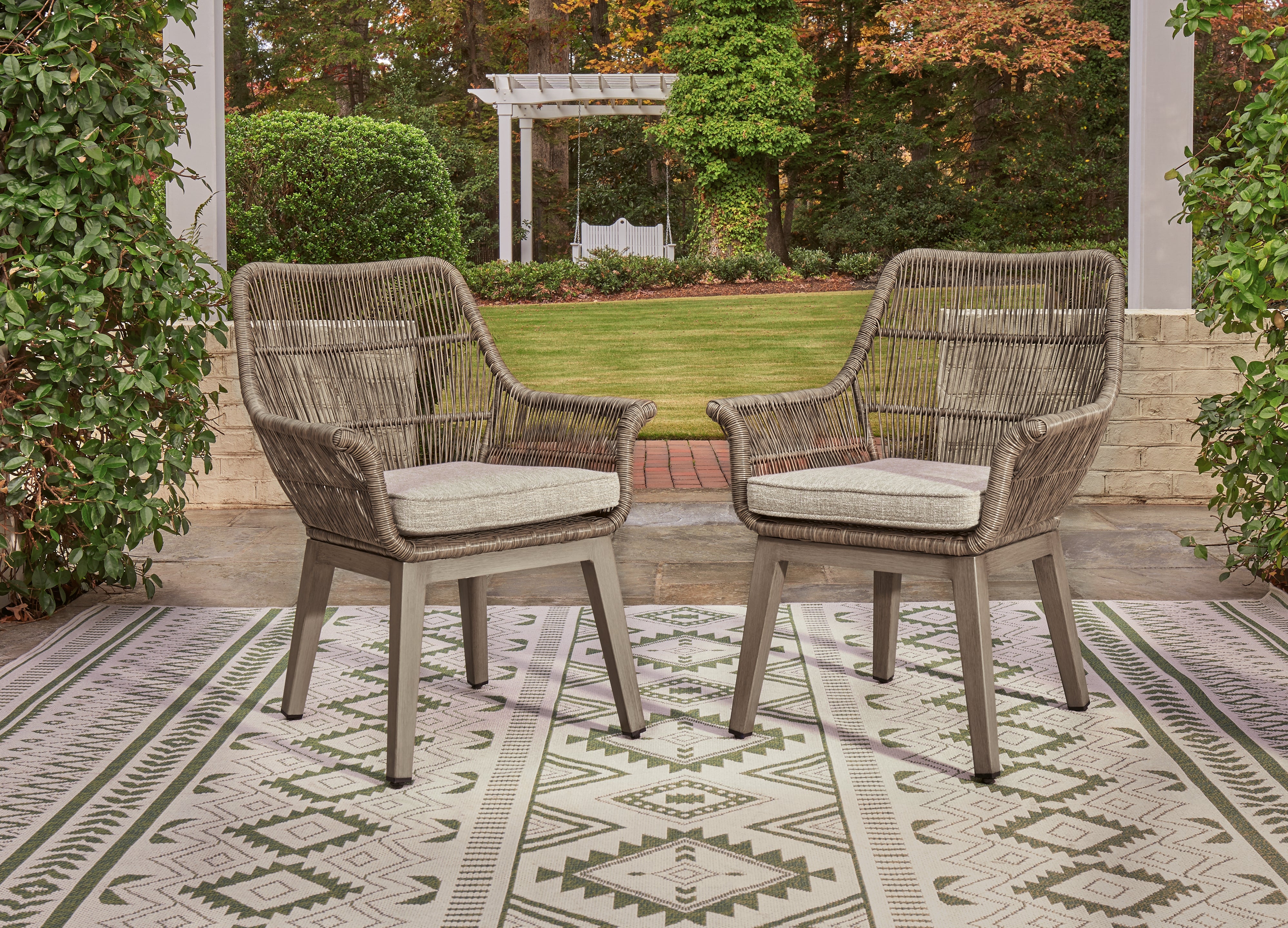 Furniture City Laplace - Ashley Furniture - Beach Front Outdoor - RECT Dining Room EXT Table / Beige - P323-635